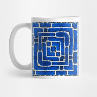 A BLUE BRİCK MAZE Mug